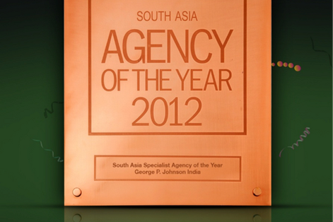 Campaign Asia awarded GPJ India the “South Asia Specialist Agency of The Year 2012”