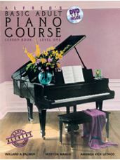 Alfred's Basic Adult Piano Course Lesson Book/DVD 1
