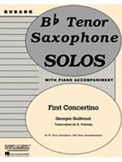 First Concertino - B Flat Tenor Saxophone