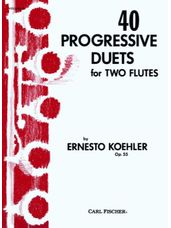 40 Progressive Duets for Two Flutes Op. 55