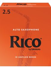 Rico Alto Sax Reed 2.5; Box of 10
