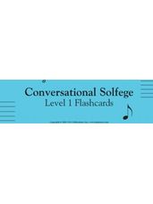 Conversational Solfege - Level 1 Flashcards