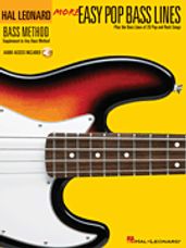 More Easy Pop Bass Lines (Book/Online Audio)