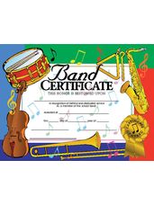 Band Certificate - Multicolored