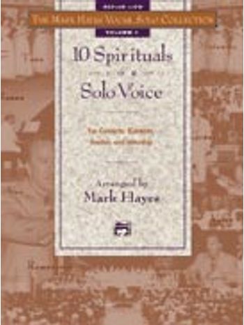 10 Spirituals for Solo Voice (Accomp CD for Med Low)