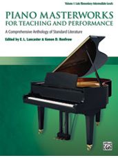 Piano Masterworks for Teaching and Performance, Vol. 1