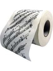 Sheetmusic Toilet Paper