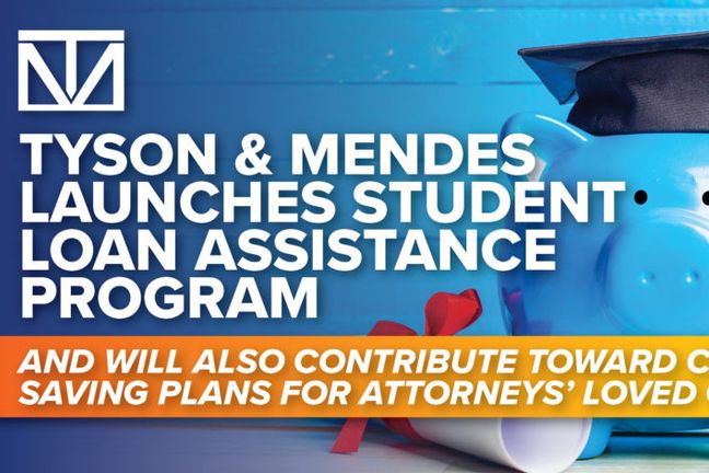 Tyson &#038; Mendes Launches Student Loan Assistance Program