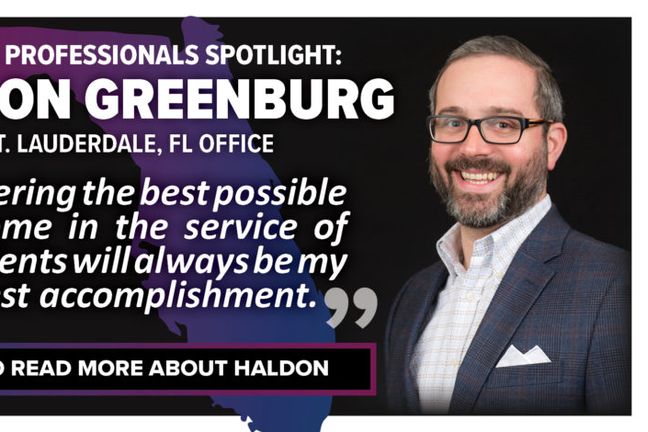February Young Professionals Spotlight: Haldon Greenburg
